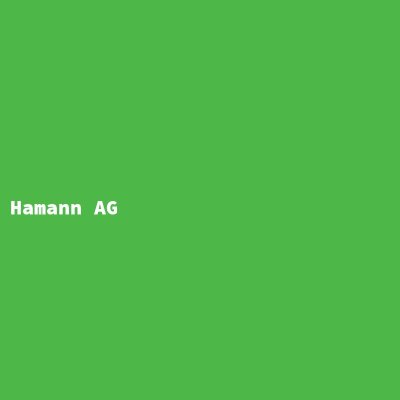 Hersteller: Hamann AG