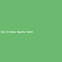 Herrliches Kupfer-Bett