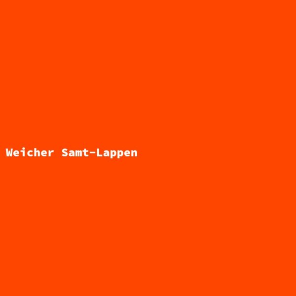 Weicher Samt-Lappen