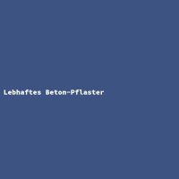 Lebhaftes Beton-Pflaster