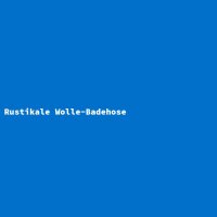 Rustikale Wolle-Badehose