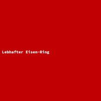 Lebhafter Eisen-Ring