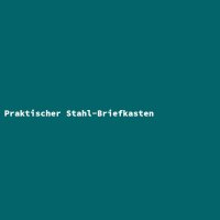 Praktischer Stahl-Briefkasten