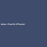 Gutes Plastik-Pflaster