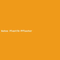 Gutes Plastik-Pflaster