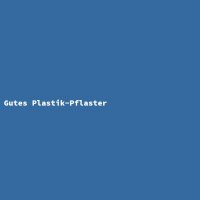 Gutes Plastik-Pflaster