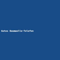 Gutes Baumwolle-Telefon
